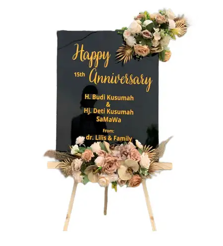 Papan Bunga Akrilik Limbur Lubuk Mengkuang